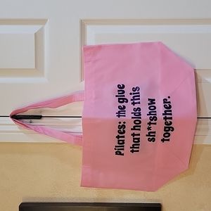 Pink Pilates tote NWOT